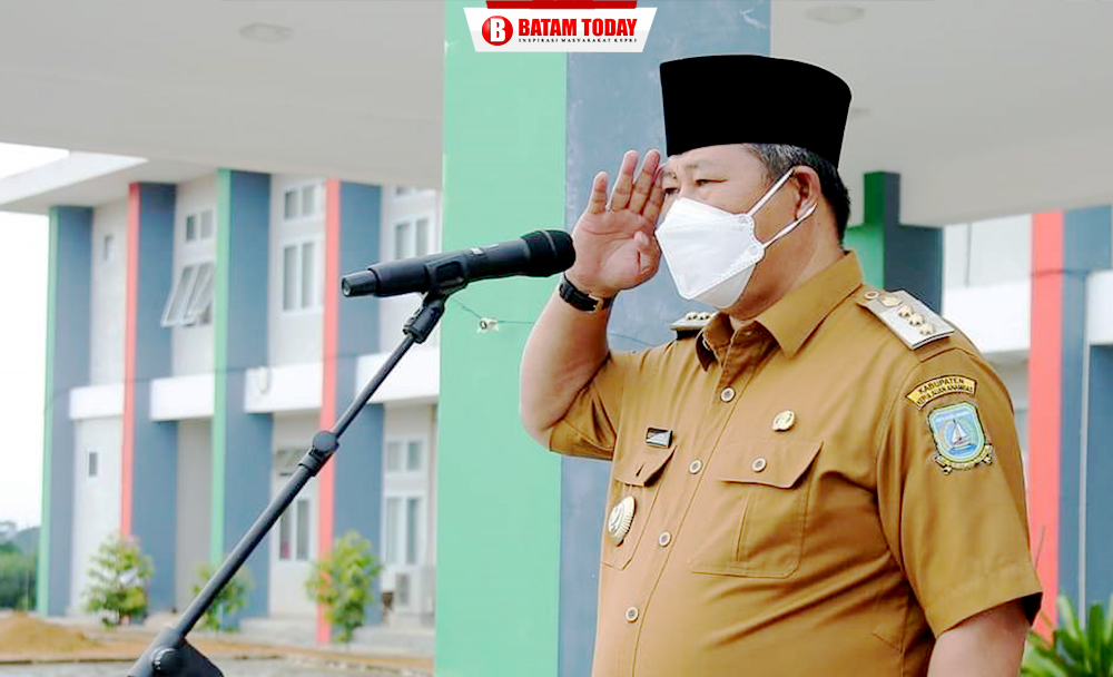Penghormatan oleh Bupati Kabupaten Kepulauan Anambas, Abdul Haris